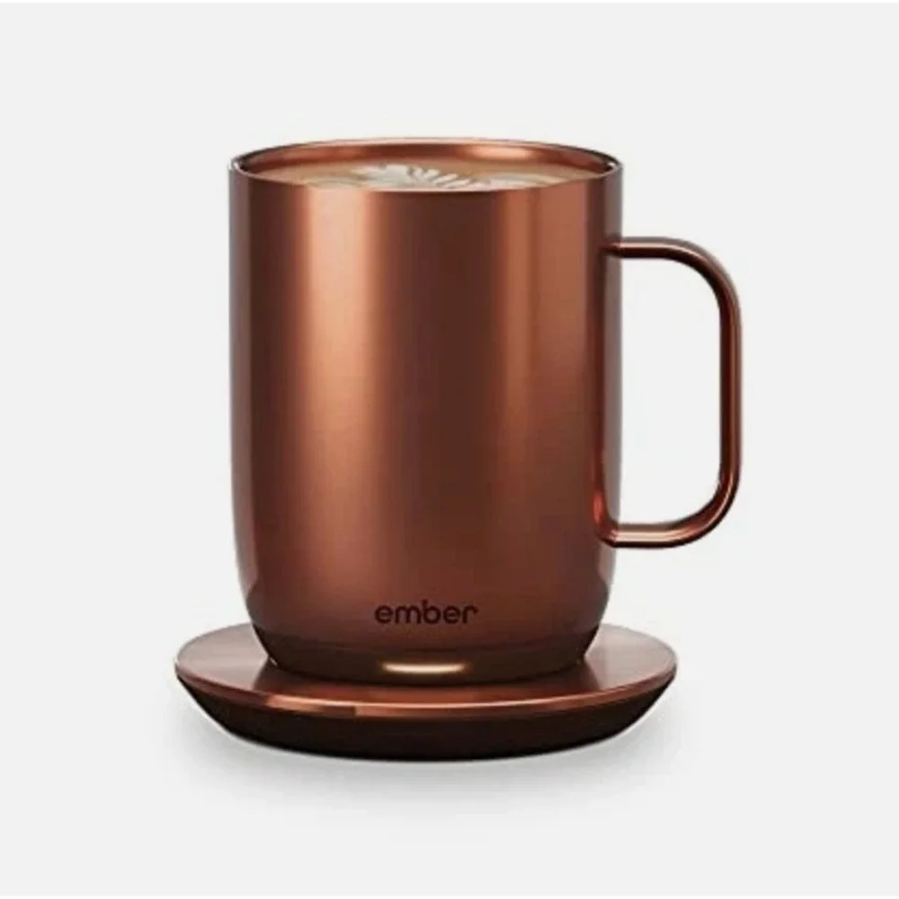 NEW Ember Temperature Control Smart Mug 2, 14 oz, Copper 1.5-hr Battery SEALED